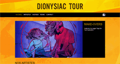 Desktop Screenshot of dionysiac-tour.com