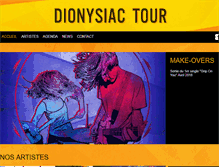 Tablet Screenshot of dionysiac-tour.com